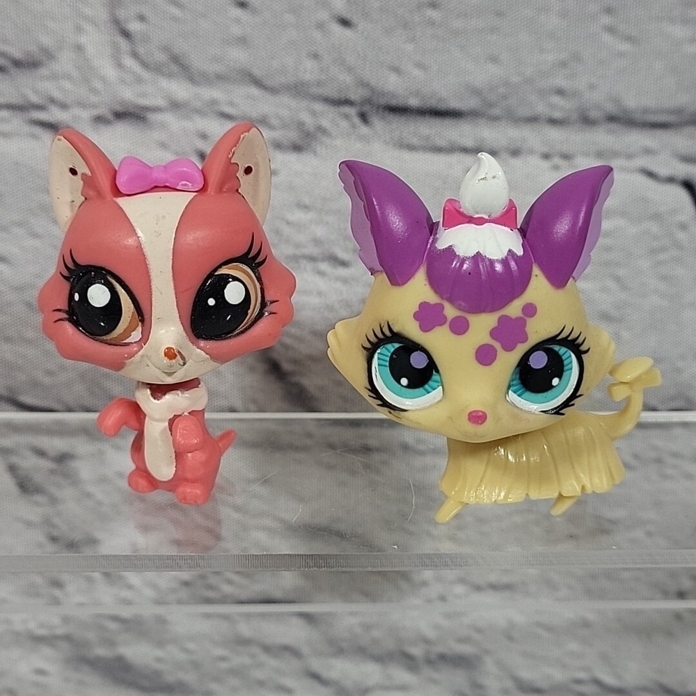 Littlest Pet Shop LPS Dogs Yorkie Lot of 2